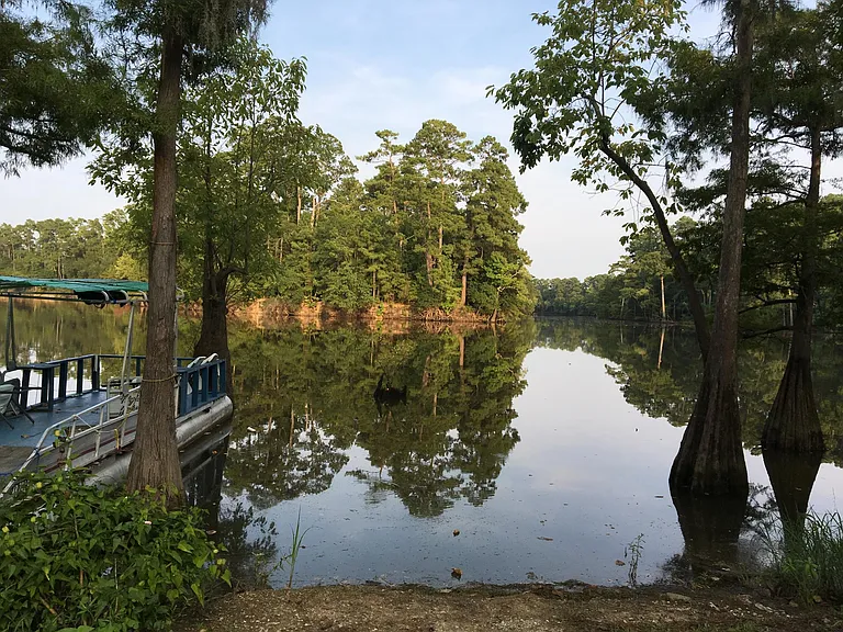 Fish in the mornings or evening, or launch your boat and com