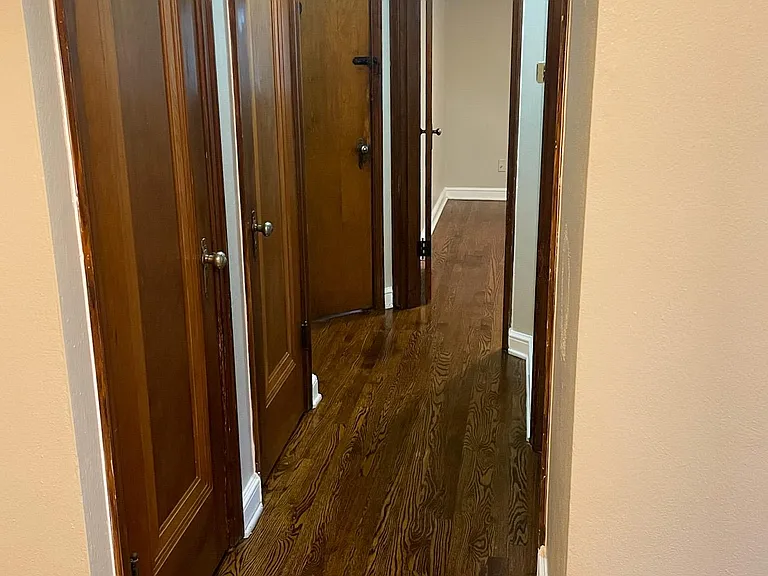 Hallway view from the dining area.