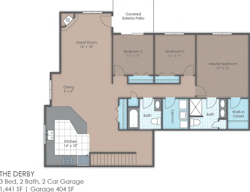 3 bed, 1845 sqft, $2,099 — Photo 3
