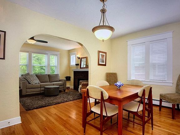 Dining room looking east