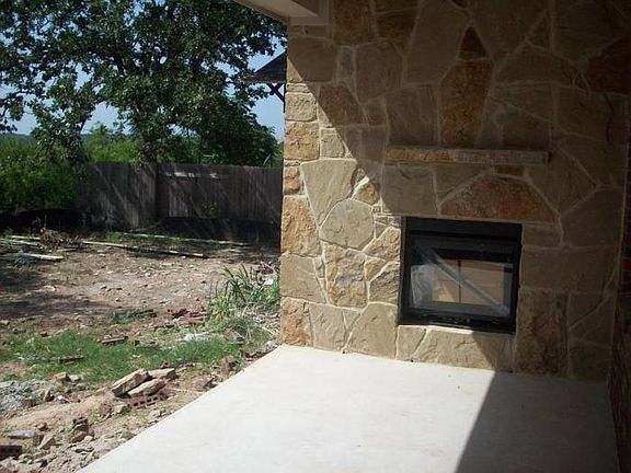 Covered Patio Fireplace