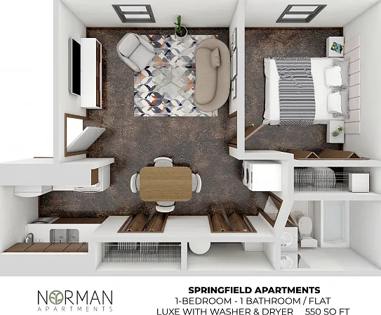 Luxe renovation with washer and dryer Luxe renovation with washer and dryer