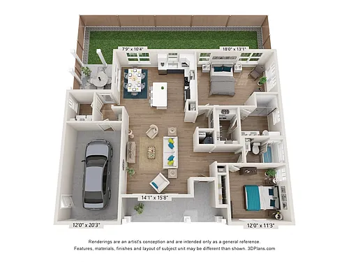 Floor plan The Boardwalk