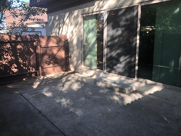 Large patio.