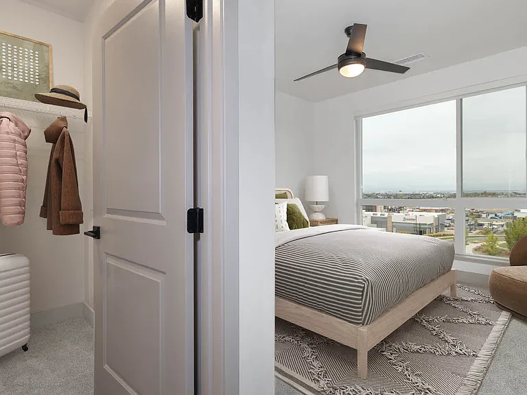 Carpeted Bedroom