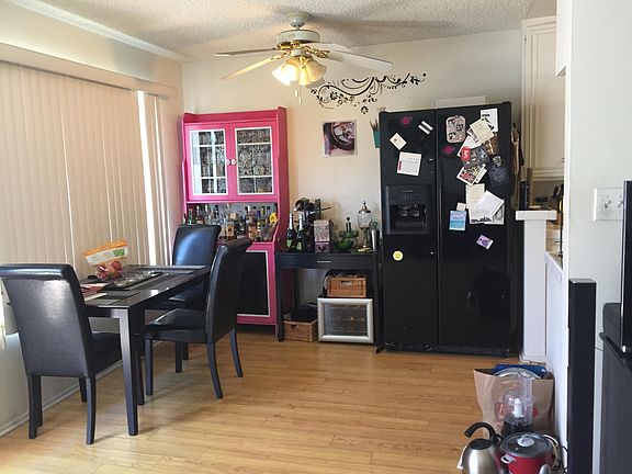 View of the kitchen area.