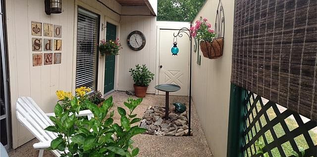 Private Patio and Entry