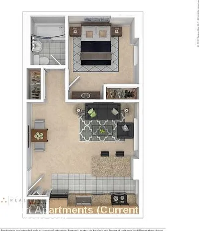 1 bed, 1.0 bath, 501 sqft, $3,018 — Photo 2
