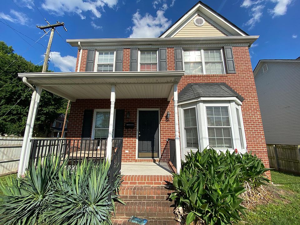 front covered porch with room for outdoor seating