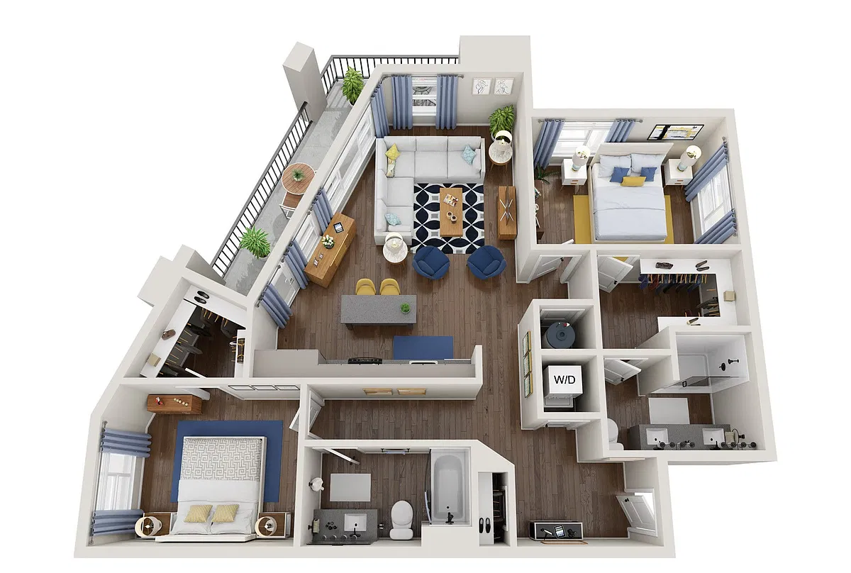 Floor plan 2C