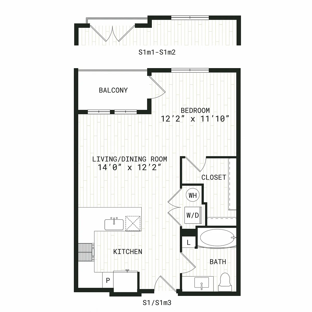 Floor plan S1m2