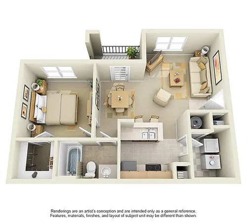 Floor plan A1A