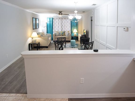 split wall/open floor plan