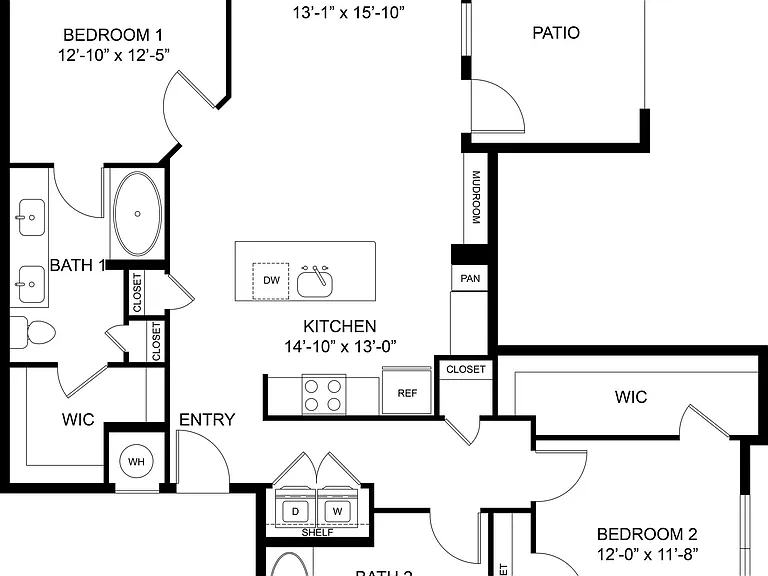 B4 floor plan Ascend at Forum