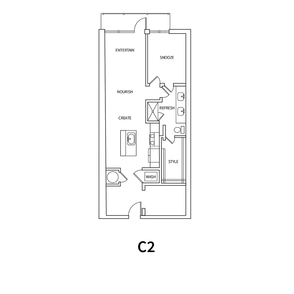 Floor plan C2