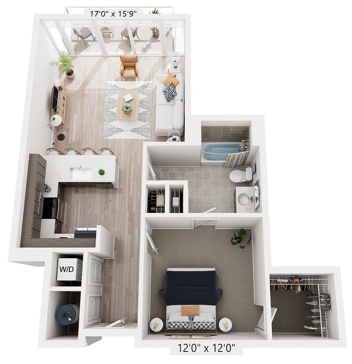 Floor plan 1C