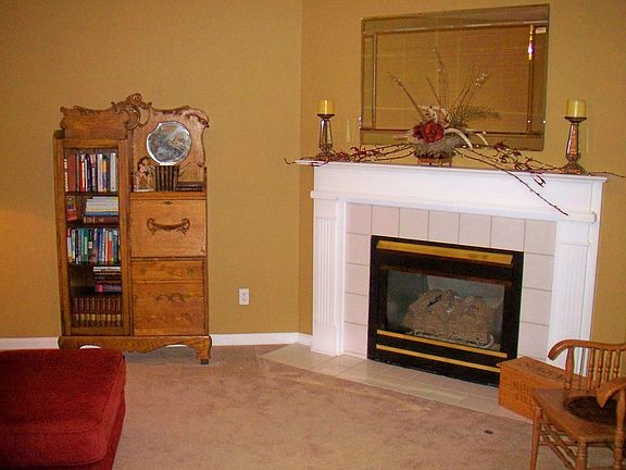 Den With Fireplace