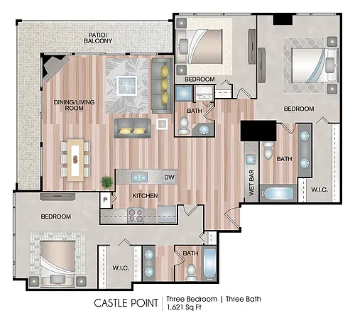 Floor plan Castle Point