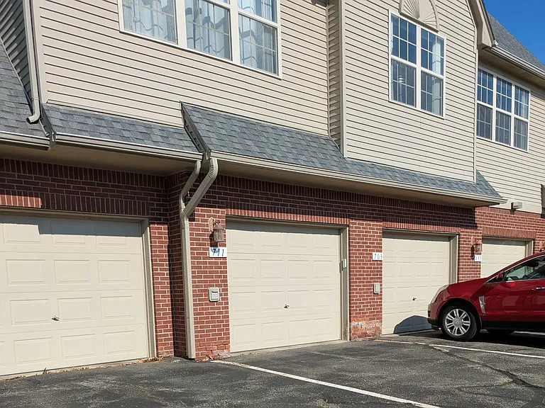 Attached one car garage