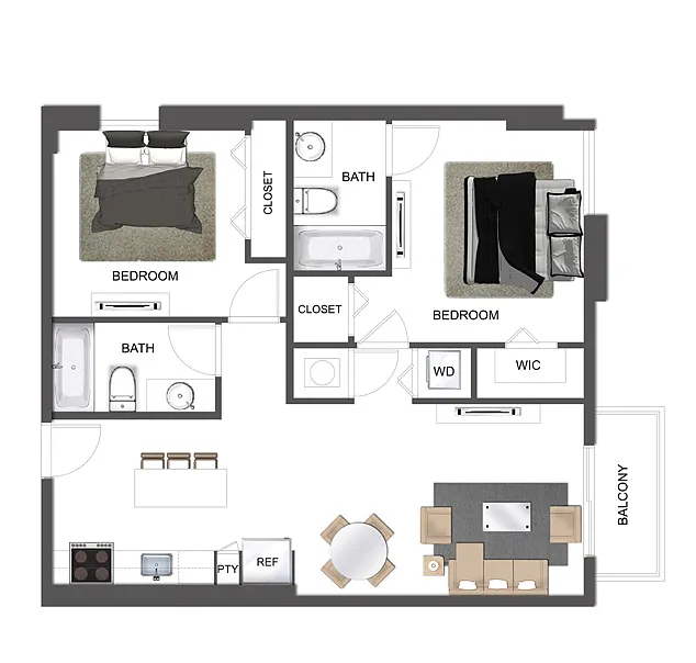 Floor plan B3