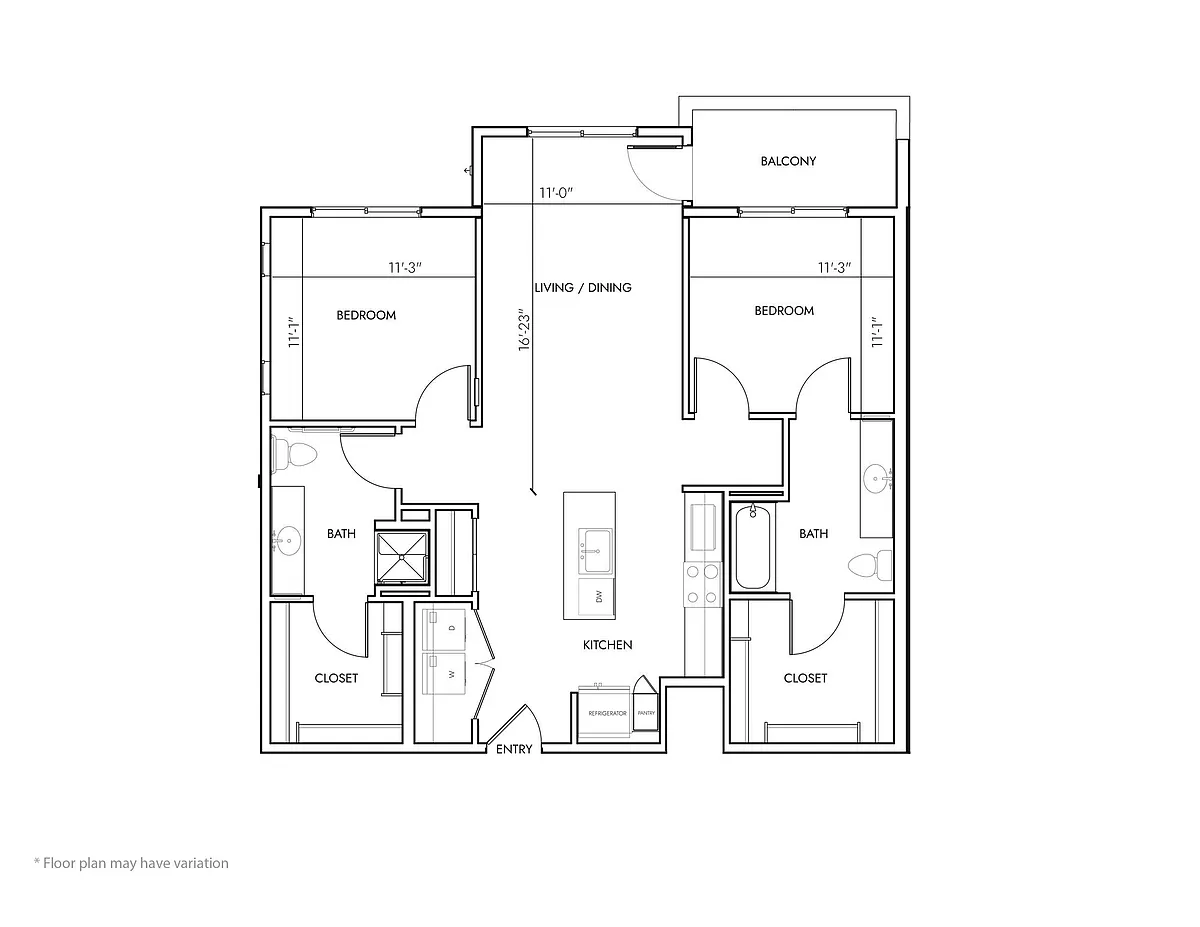 Floor plan Hammond
