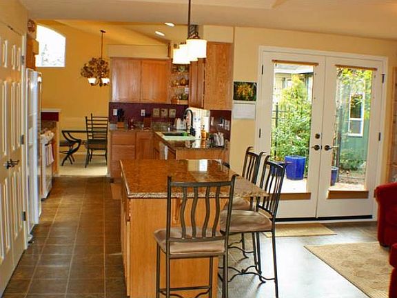 Open Kitchen Eating Area