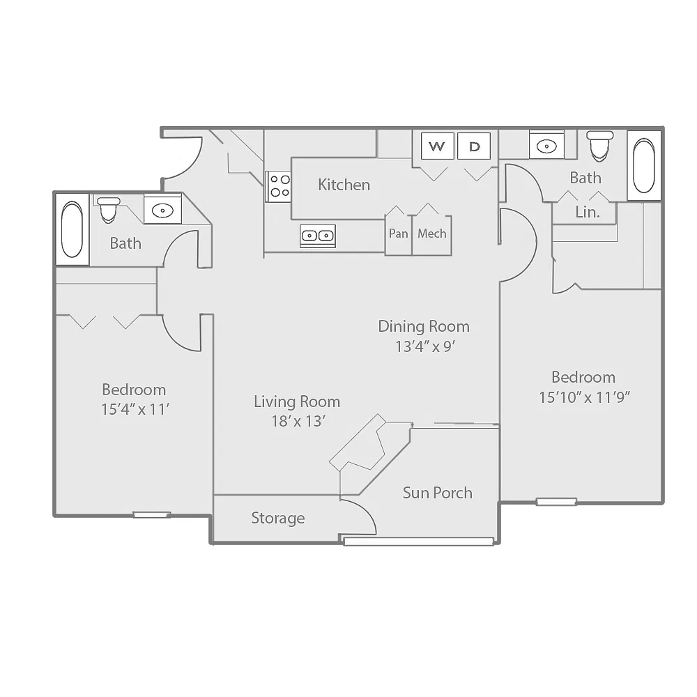 Floor plan The Willow