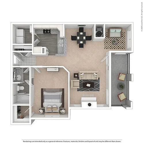 Floor plan The Oak