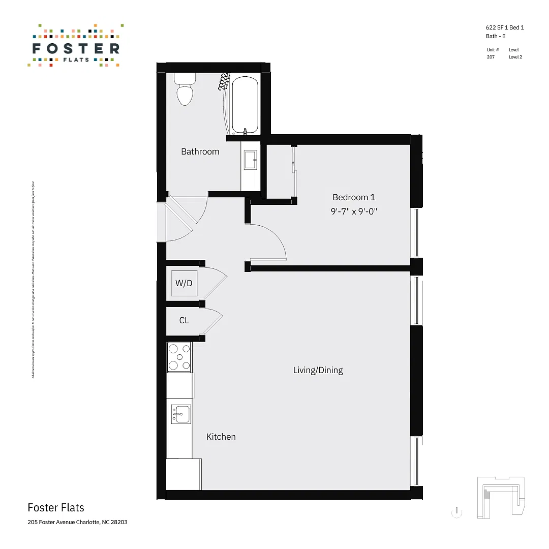 Floor plan Supersize Studio Home Office - B