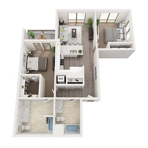 Floor plan B8