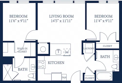 Floor plan B1/B1a