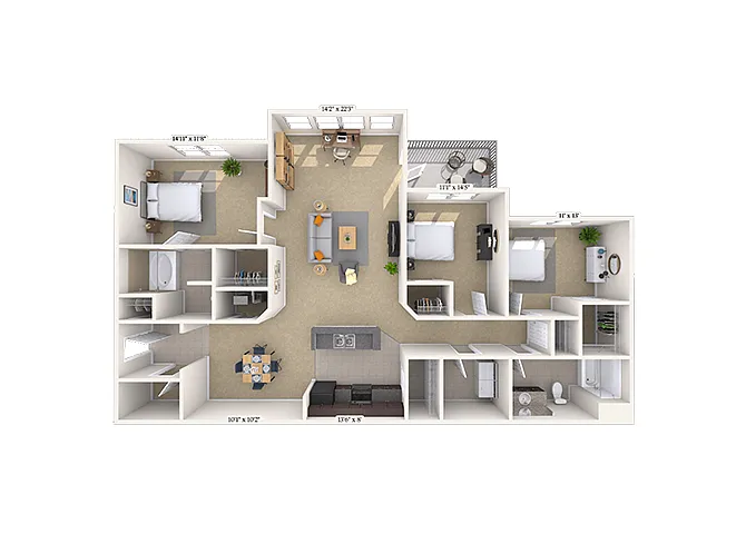 Floor plan The Montreaux II
