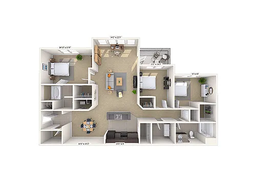 Floor plan The Montreaux II