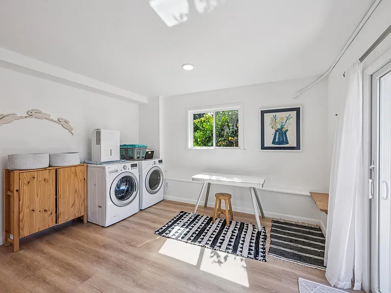 Laundry room and folding table