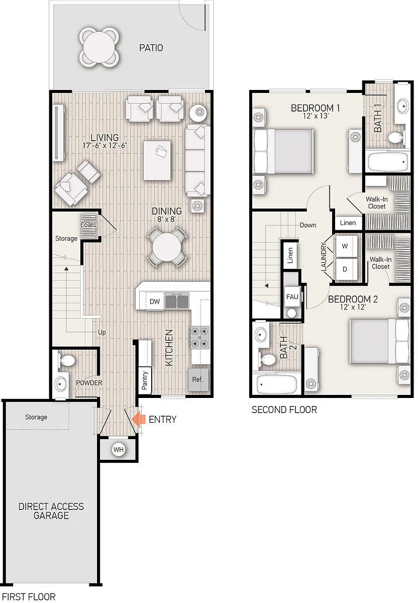 Floor plan Plan J