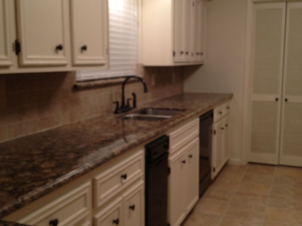 Cabinets resurfaced