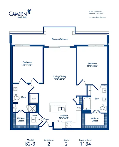 Floor plan B2-3