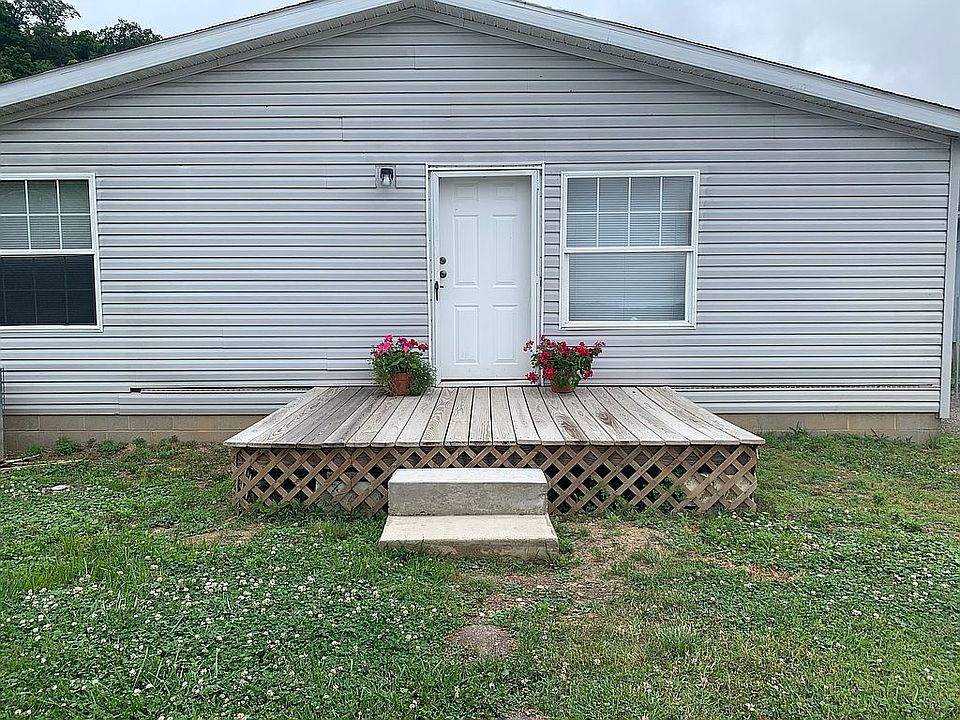 Front deck with river view