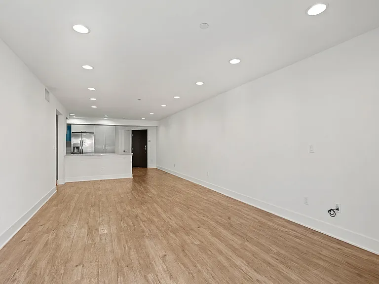 Open-Concept Kitchen, Dining, and Living Room Area