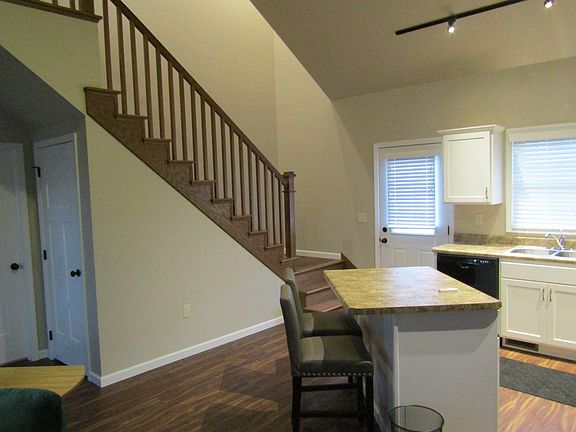 Open floor plan. Track lighting. Lots of natural light!