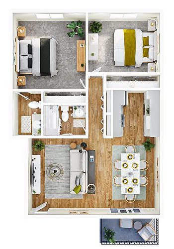 Floor plan Desert Willow