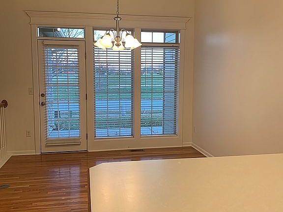 Dining area wood flooring 