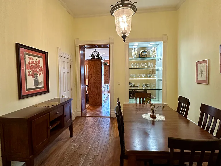 Generously sized dining area