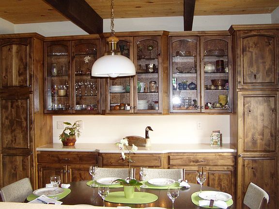 Dining Area with Built ins