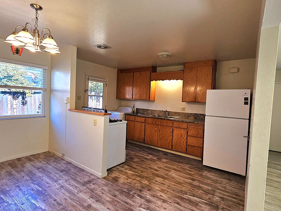 Dining room and kitchen
