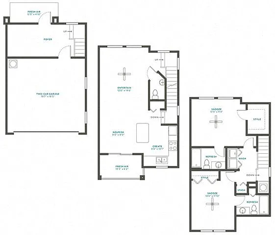 Floor plan 2F Townhome Renovation 2
