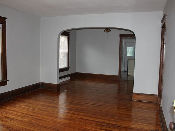 Living room and dining room