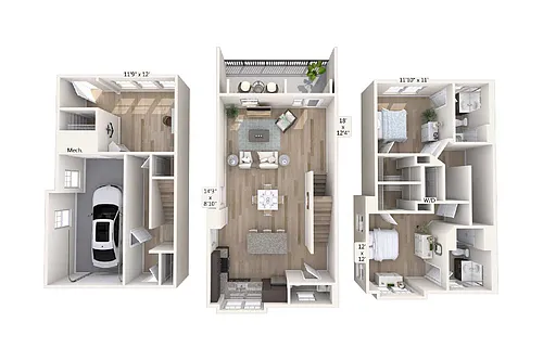 Floor plan B4T-1698sq-2201