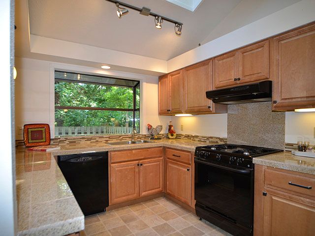New maple cabinets