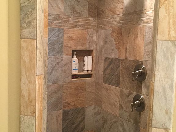 Master bath custom shower